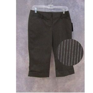 NEW Star City Brown Dress Capris Size 5